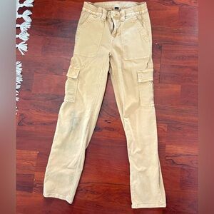 American Eagle straight leg cargo khakis